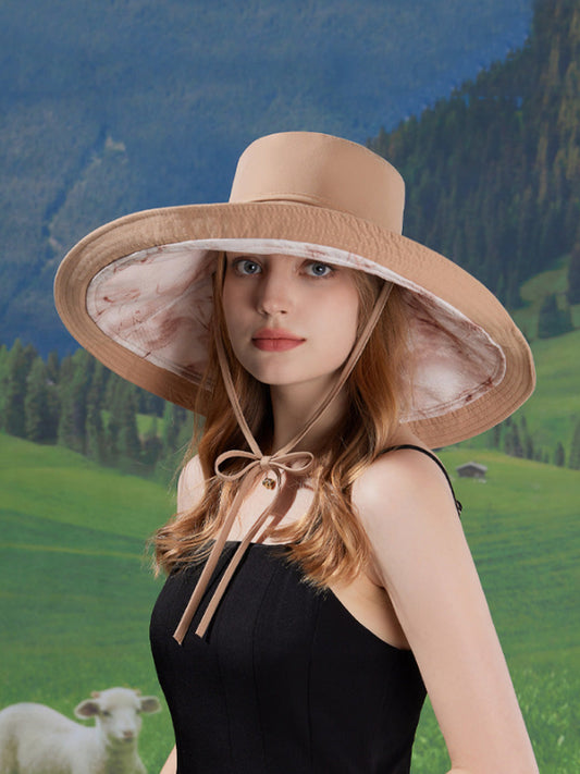 Women Summer Casual Dual-side Wearing Sunproof Hat