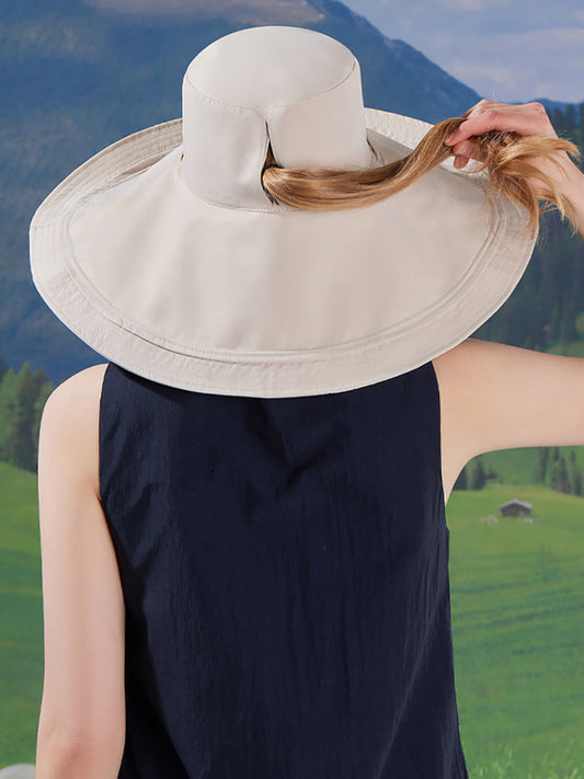 Women Summer Casual Dual-side Wearing Sunproof Hat