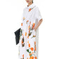 Women Casual Summer Flower Loose Cotton Dress