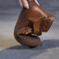 Women Summer Vintage Cutout Leather Flat Sandals