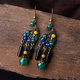 Ethnic Style Creative Agate Cashew Earrings
