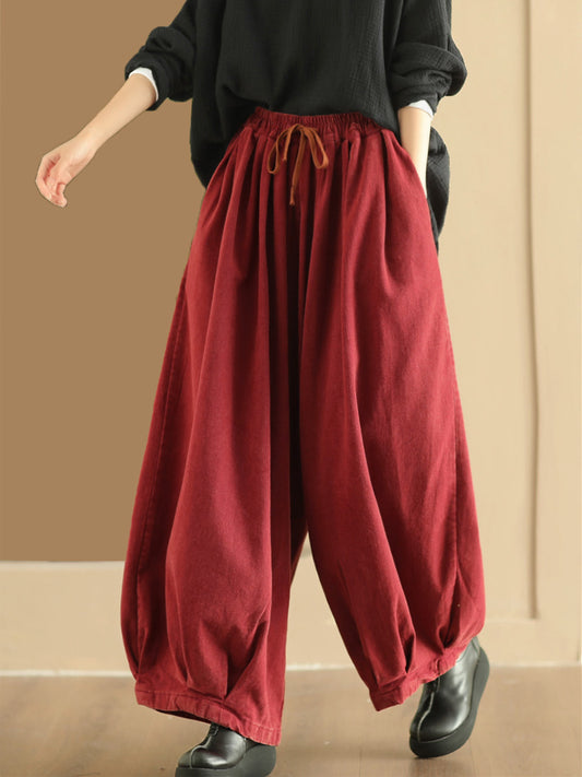 High-Density Brushed Cotton Twill Bloomer Trousers