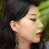 Ethnic Style Creative Agate Cashew Earrings