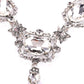 European and American Alloy Glass Crystal Clavicle Necklace