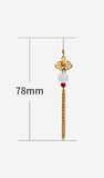 Personalized Hand-Crafted Retro Tassel Earrings