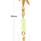 Boucles d'oreilles rétro en bambou, longue section, légères, Design de niche de luxe