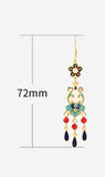 Antique Emerald Luxury Tassel Earrings