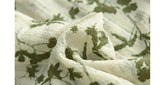 Vintage Print High Waist Floral Round Neck Short Sleeve Dress