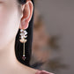 Simple And Niche Retro Long Tassel Earrings