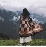 Cotton And Linen Shawl Sunscreen Large Cape Scarf