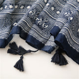 Artistic Print National Style Four Seasons Scarf