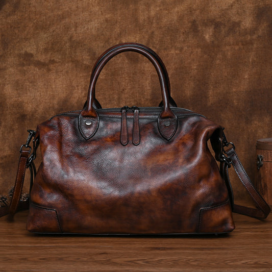 Vintage High-Grade High-Grade Leather Handcrafted Bag