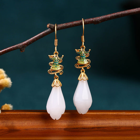 Temperament Retro Court Earrings