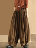 High-Density Brushed Cotton Twill Bloomer Trousers