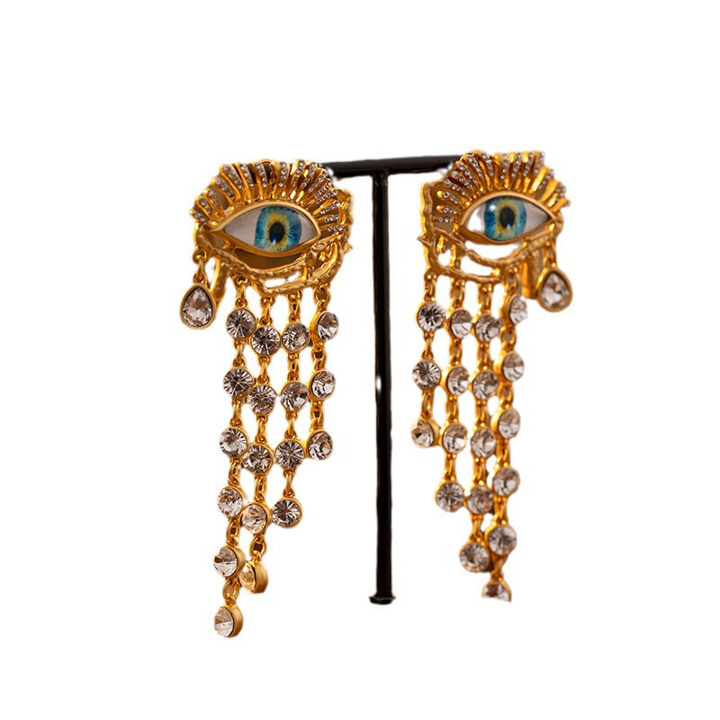 Personality Court Style Medieval Vintage Tassel Earrings