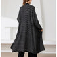 Pull ample tricoté de grande taille, style ample, rayé, bloc de couleurs