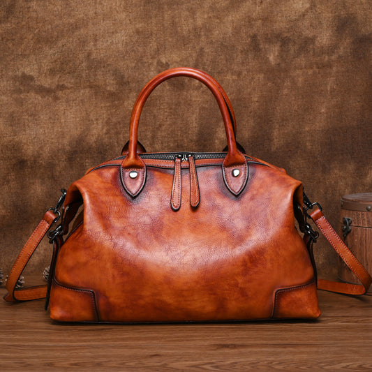 Vintage High-Grade High-Grade Leather Handcrafted Bag