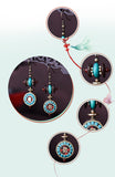 Vintage Niche Design Nepalese Exotic Earrings