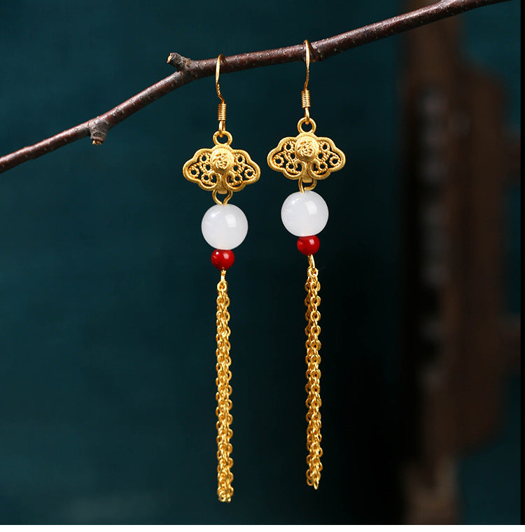 Personalized Hand-Crafted Retro Tassel Earrings