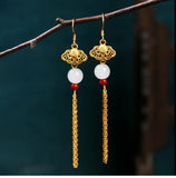 Personalized Hand-Crafted Retro Tassel Earrings