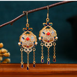 Vintage Artsy Tassel Earrings High Touch Earrings