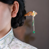Simple Modern Wooden High-End Retro Hairpin