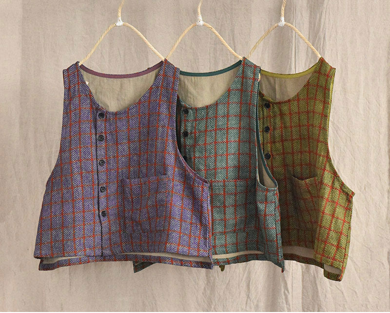 Literary Cotton And Linen Casual Vest Sleeveless Cardigan Vest