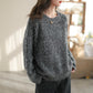 6% Wool And Alpaca Blend Solid Color Sweater