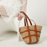 Hand-Made Large Capacity Single Shoulder Rattan Bag