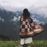 Cotton And Linen Shawl Sunscreen Large Cape Scarf