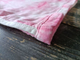 Vintage Double Cotton Loose Tie Dye Nine-Quarter Sleeve Top