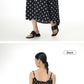 Plus-Size Women'S Loose Thin Polka-Dot Sleeveless Dress