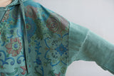 Literary Stitching Hooded Plus Size Slimming Dress
