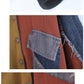 Plus Size Loose Raw Edge Knitted Vintage Denim Short Jacket