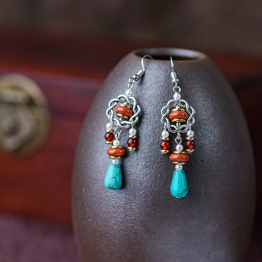 Ethnic Retro Tassel Earrings