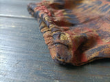 Cotton And Linen Printed Baggy And Slim Vintage Shirt With Stand Collar