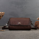 Genuine Leather Retro Niche Design High-End Shoulder Bag