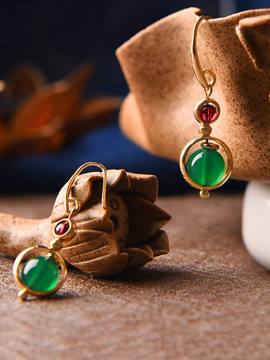 Vintage Irregular Ethnic Dragonfly Women Earrings