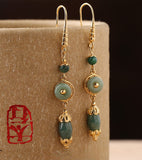 Temperament Long Chinese Style Retro Ethnic Style Earrings
