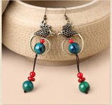 Long Tassel Retro Ethnic Style Palace Style Earrings