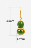 Vintage Ethnic Gourd Gold-Plated Earrings