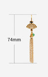 Chinese Style Long Tassel Personalized Earrings