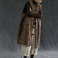 Women Retro Winter Cotton Padded Vest Coat