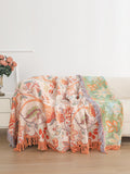 Cotton Queen Blanket 100% Cotton Bedcover Sofa Blanket