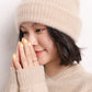 Women Solid Casual Cashmere Warm Hat