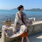 Écharpe châle anti-soleil à fleurs de voyage d'été pour femmes
