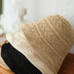 Women Elegant Solid Crochet Soft Flodable Hat