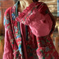 Women Ethnic Flower Spliced V-Neck Vest