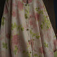 Women Vintage Spring Flower Linen Shirt Coat