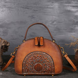 Vintage Leather Women National Style Messenger Bag